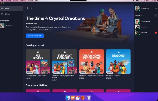 EA gaming platform launches a client for Apple’s macOS, replacing the original Origin.